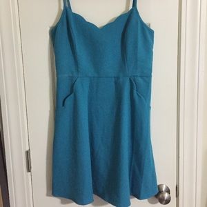 Market & Spruce Teal Green Crissie Dress